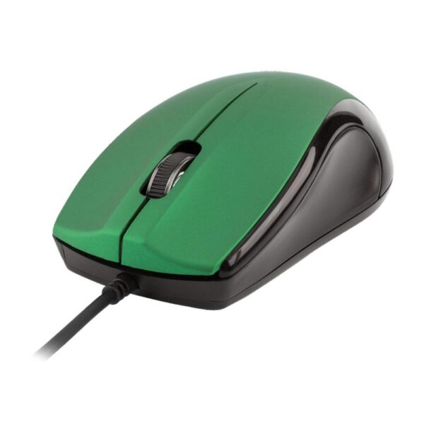 MU110 3B USB Wired Large Optical Mouse - Green