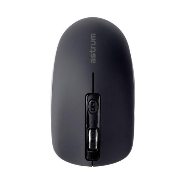 MW270 3B 2.4Ghz Rechargeable Wireless Mouse - Black
