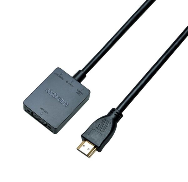 DA450 HDMI Male to VGA Female + Audio Adapter