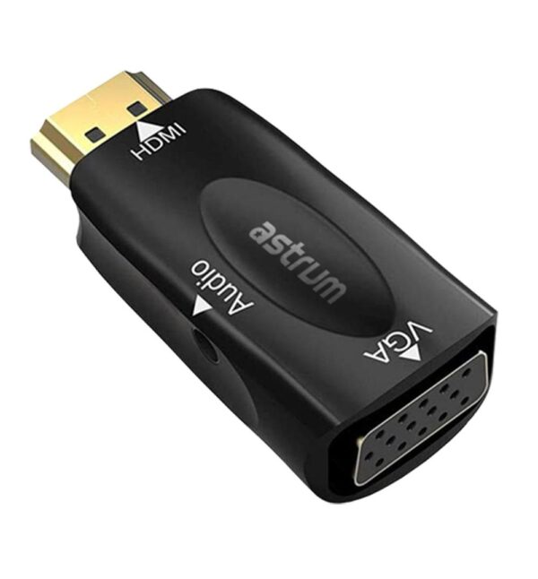DA480 HDMI Male to VGA Female + Audio Mini Adapter