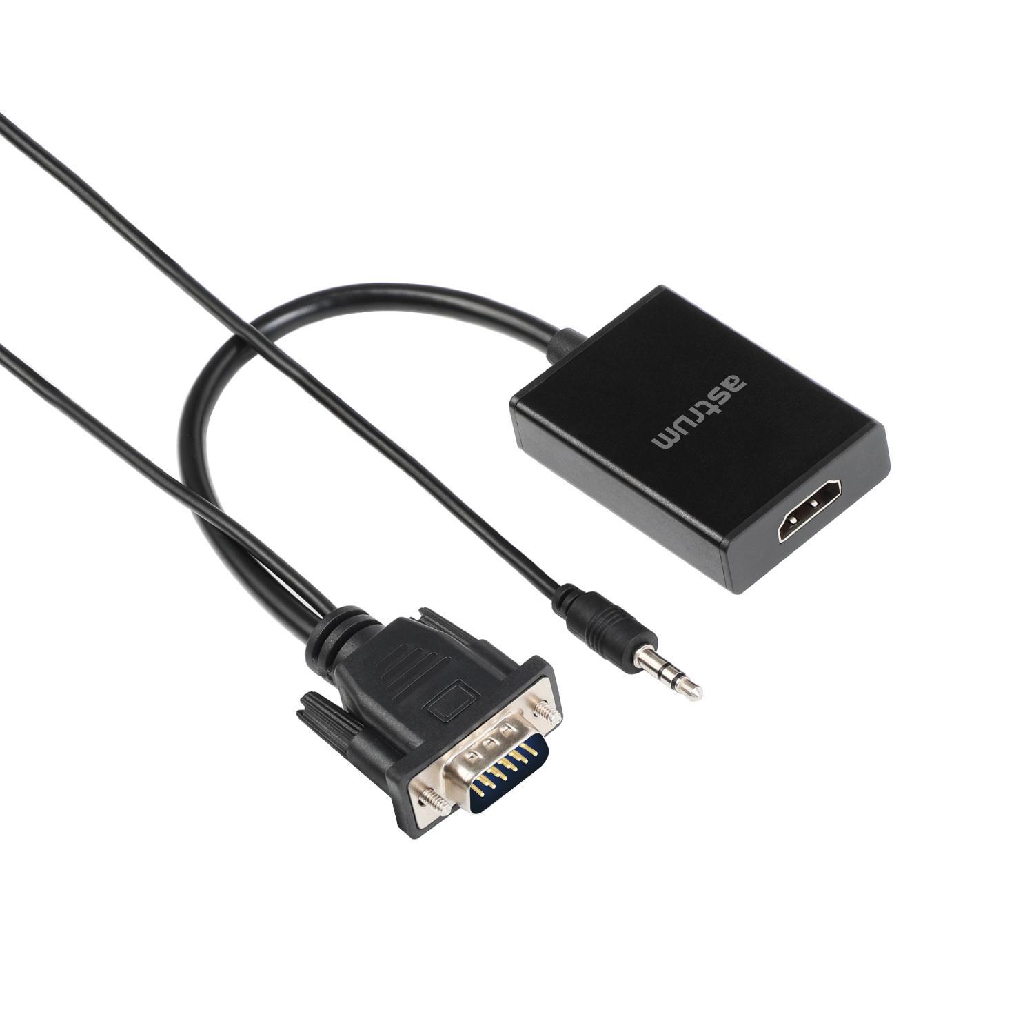 Mevrouw Gewond raken verkwistend DA510 VGA Male to HDMI Female + Audio Adapter – Experience the difference