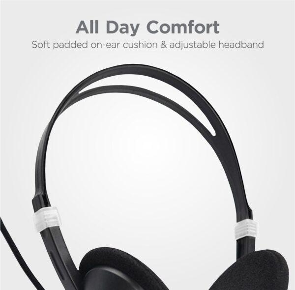 HS740 On-ear USB PC Wired Headset with Mic