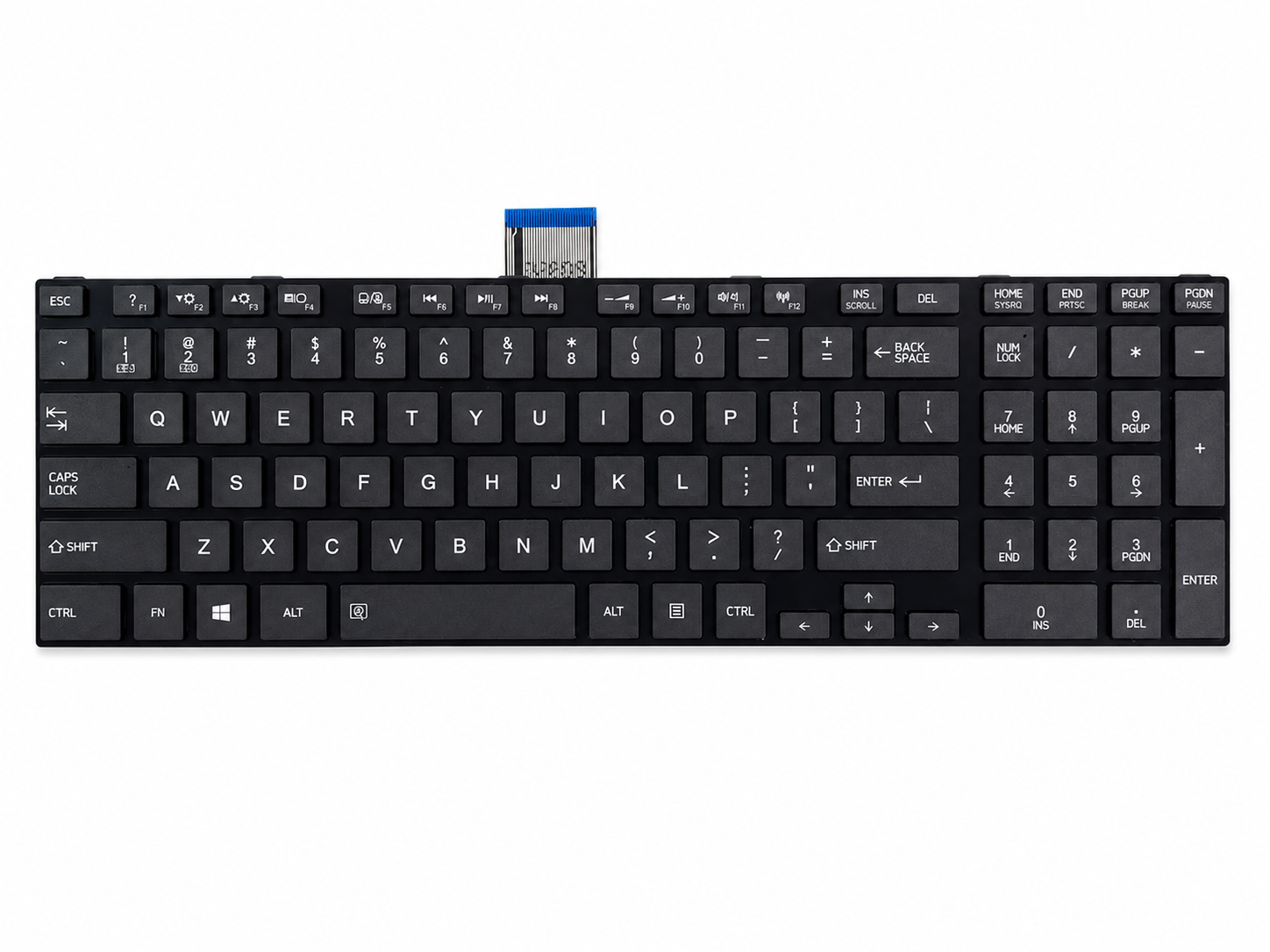 KB TOSHIBA L850 CHOCOLATE W F BLACK US