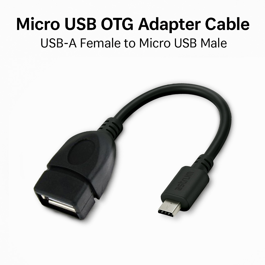 OD020 Micro USB Male to USB Female OTG Cable