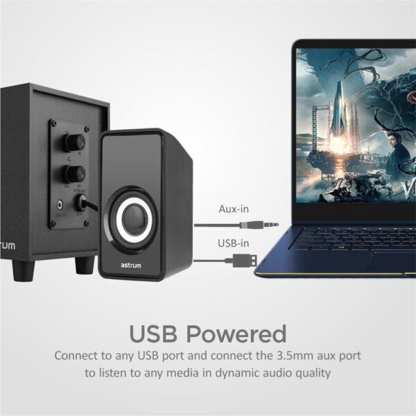 SM010 2.1CH 11W Multimedia USB Speaker