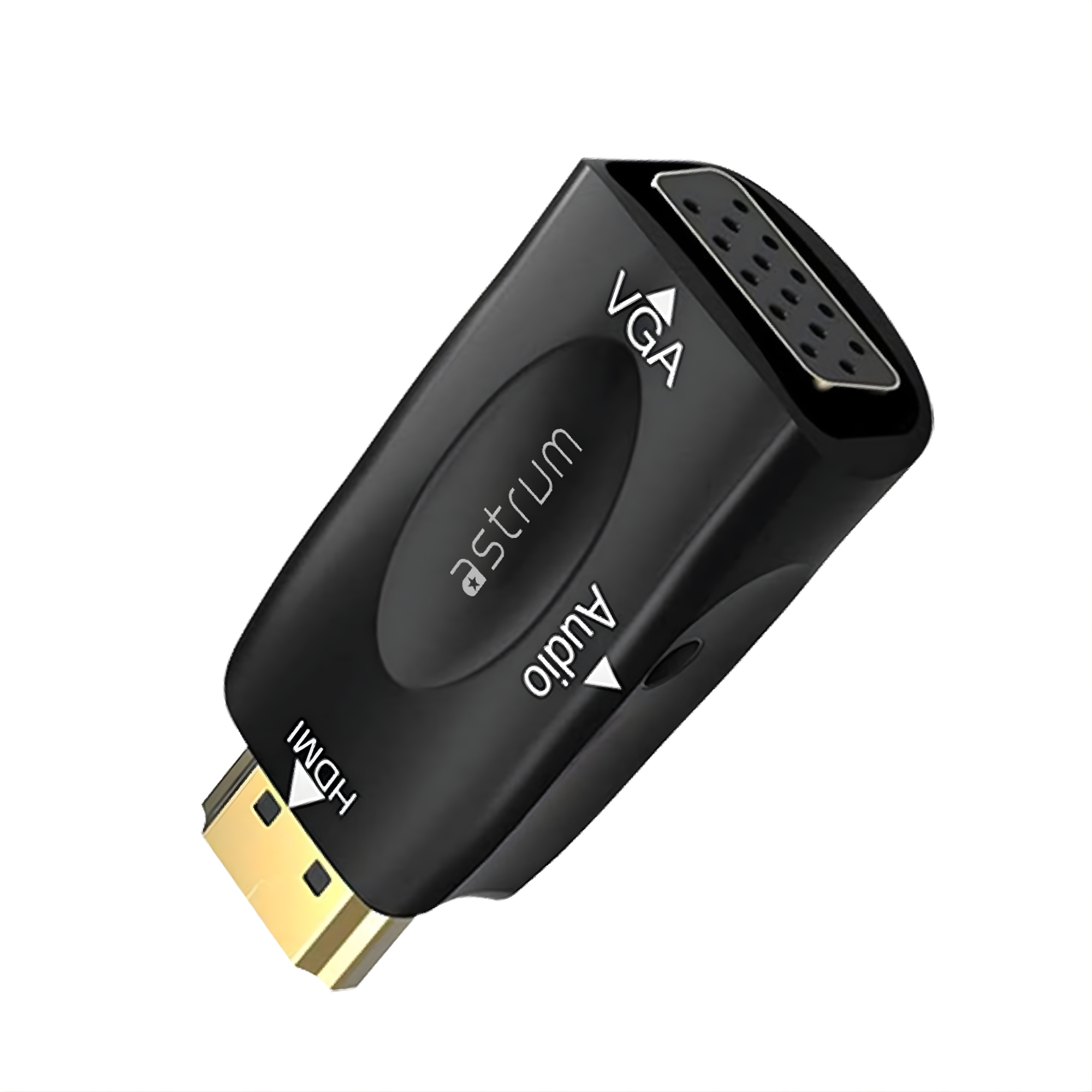 DA480 HDMI Male to VGA Female + Audio Mini Adapter
