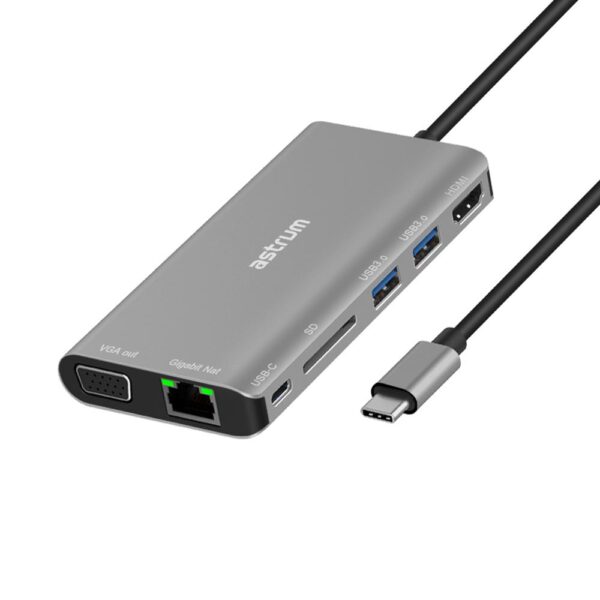 DA080 8 in 1 USB-C Universal Docking Station Adapter