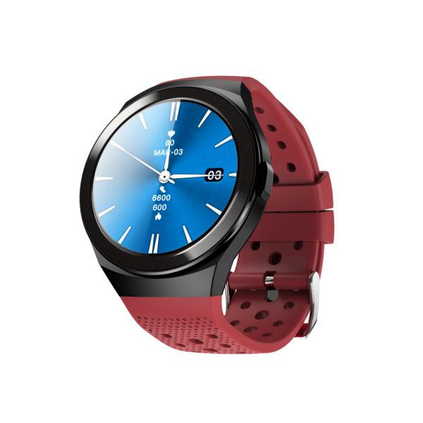 SN90 Bluetooth Calling Sports Metal Smart Watch - Red