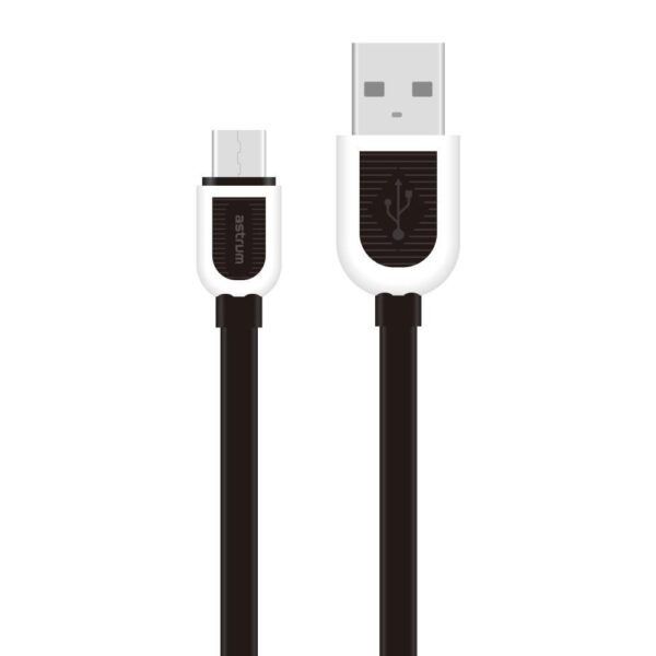 UD360 USB 2.0 to Micro USB Charge & Sync Flat Cable - Black