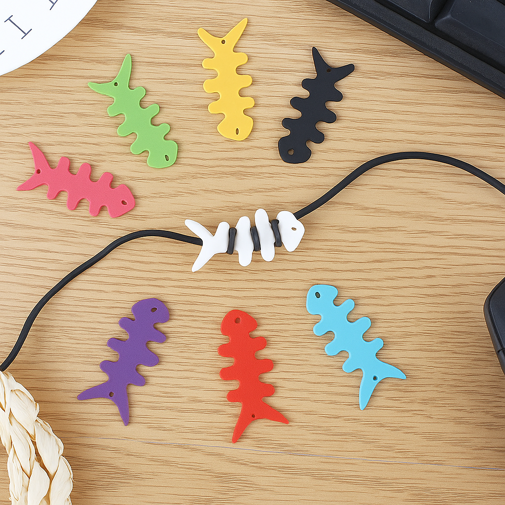 CO030 5 Bays Fishbone Cable Organizer Clips