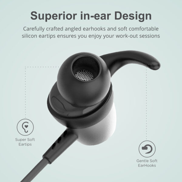 ET410 Wireless Magnetic Neckband Sports Earphones