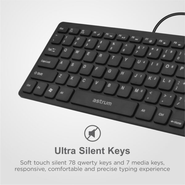 KB350 Mini Wired USB Keyboard