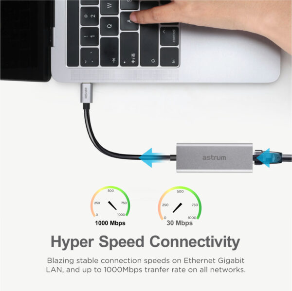 NA450 USB-C to Gigabit Ethernet LAN Converter