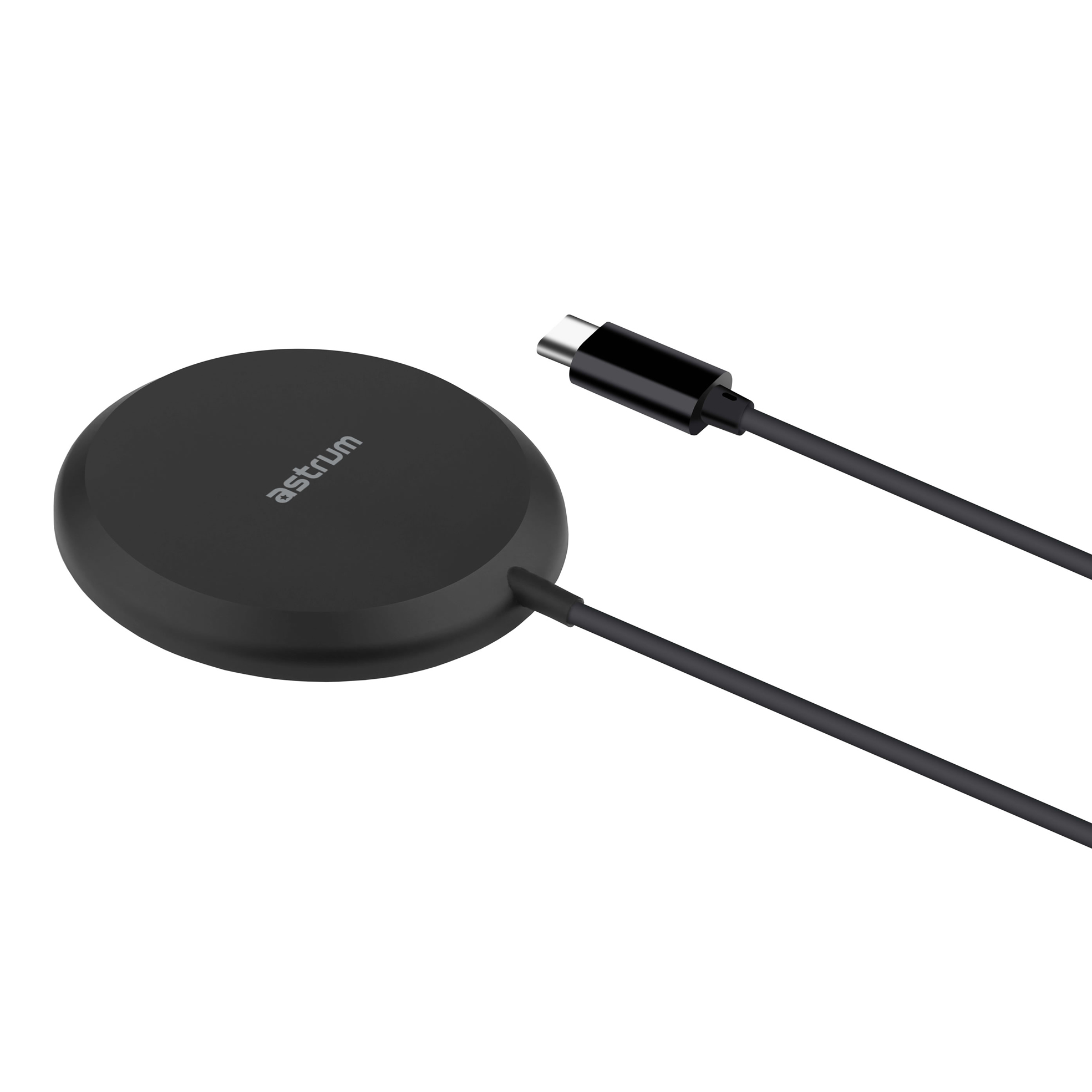 CW500 15W Magnetic Slim Wireless Charging Pad - Black