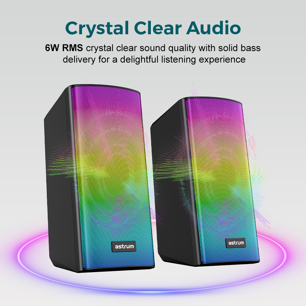 USB Plug & Play 3-in-1 Speakers, Bluetooth TF, Aux and Mic in - SU030