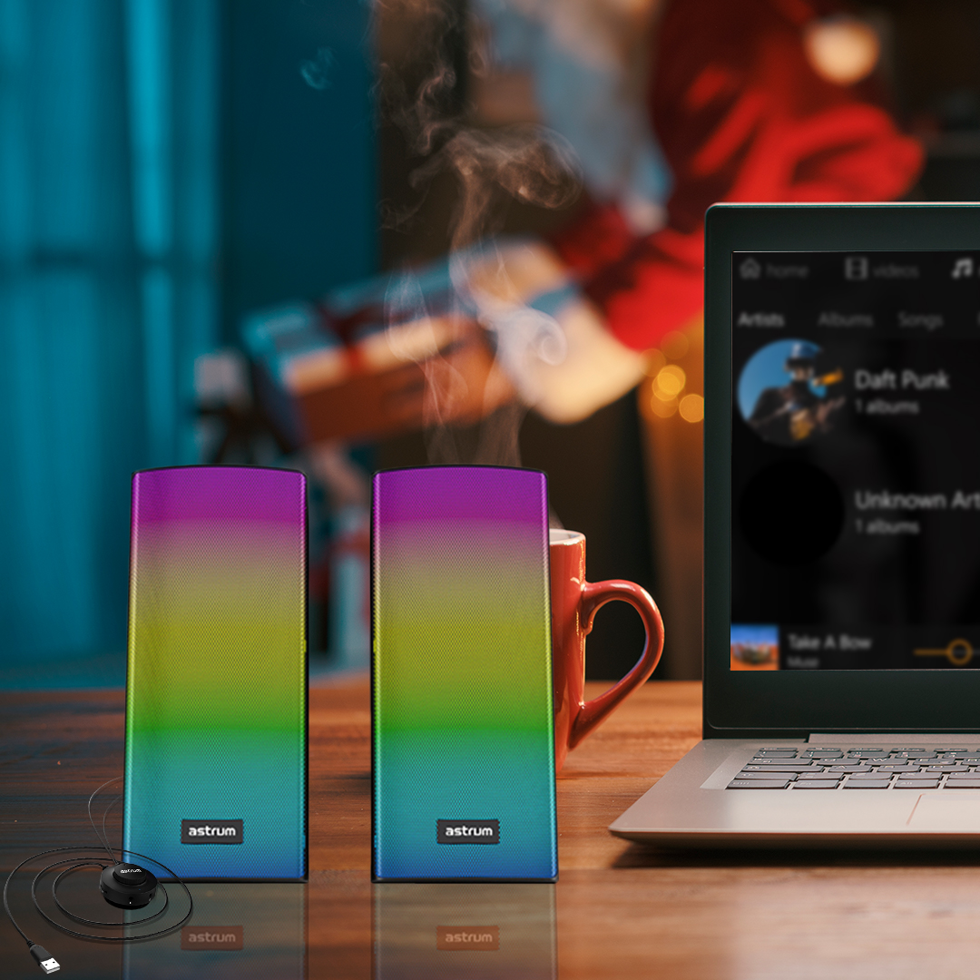 USB Plug & Play 3-in-1 Speakers, Bluetooth TF, Aux and Mic in - SU030