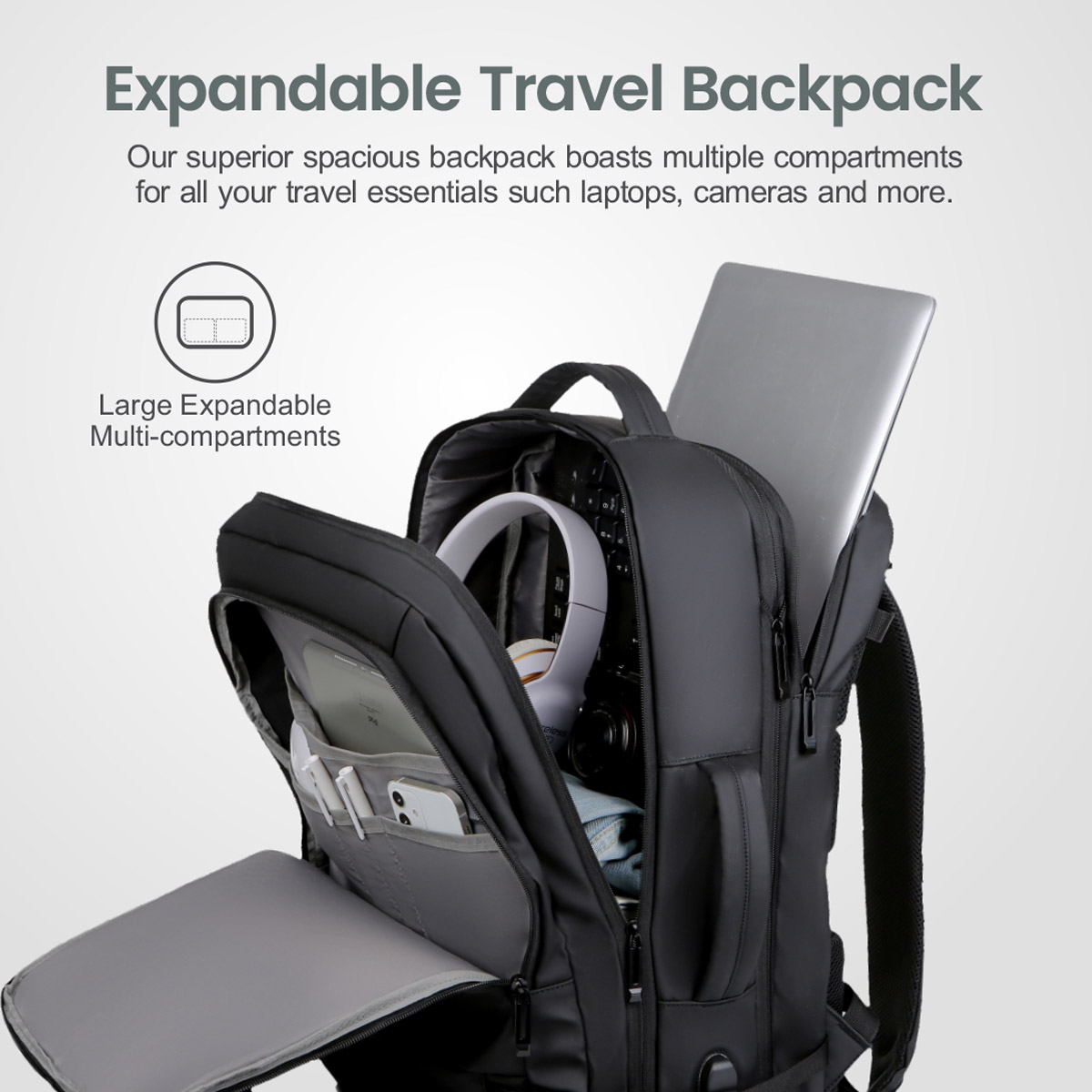 17 inch laptop travel multifunction backpack best sale