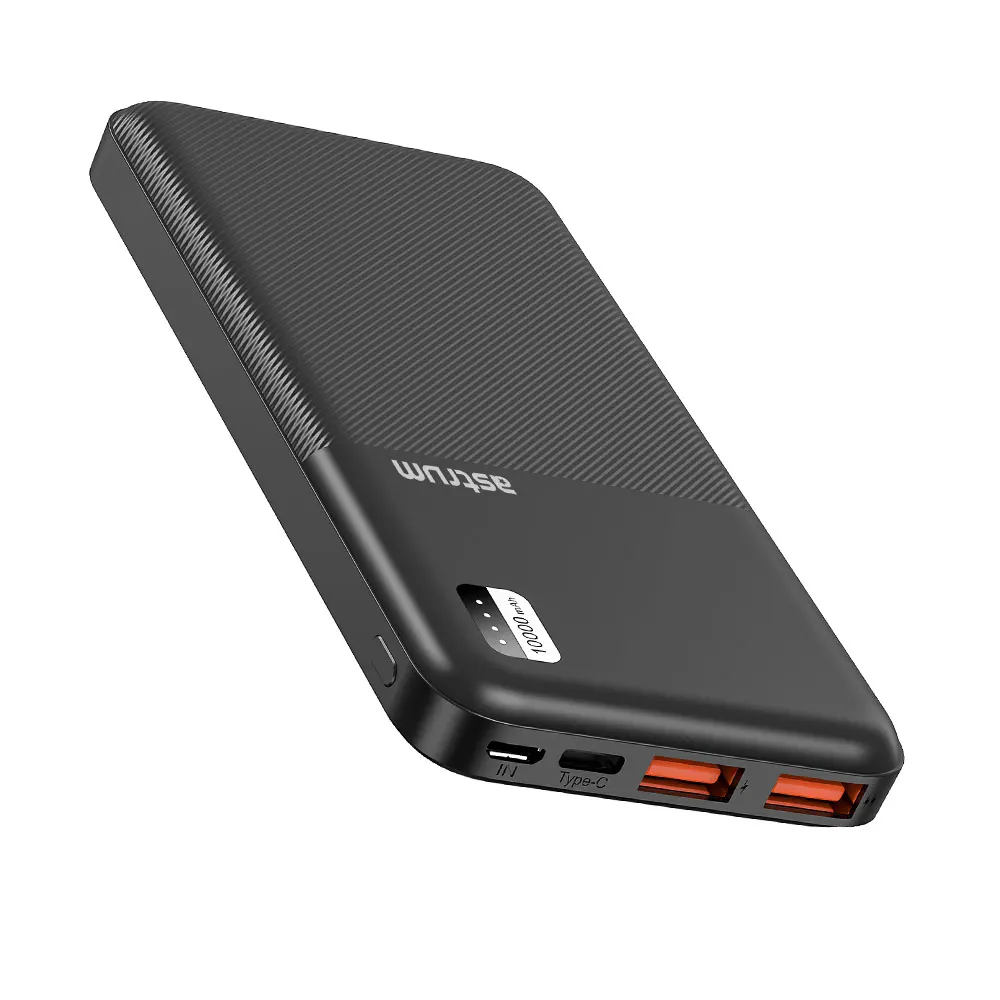 PB105 Dual USB Ultra Slim Fast Charge Power Bank 10000mAh