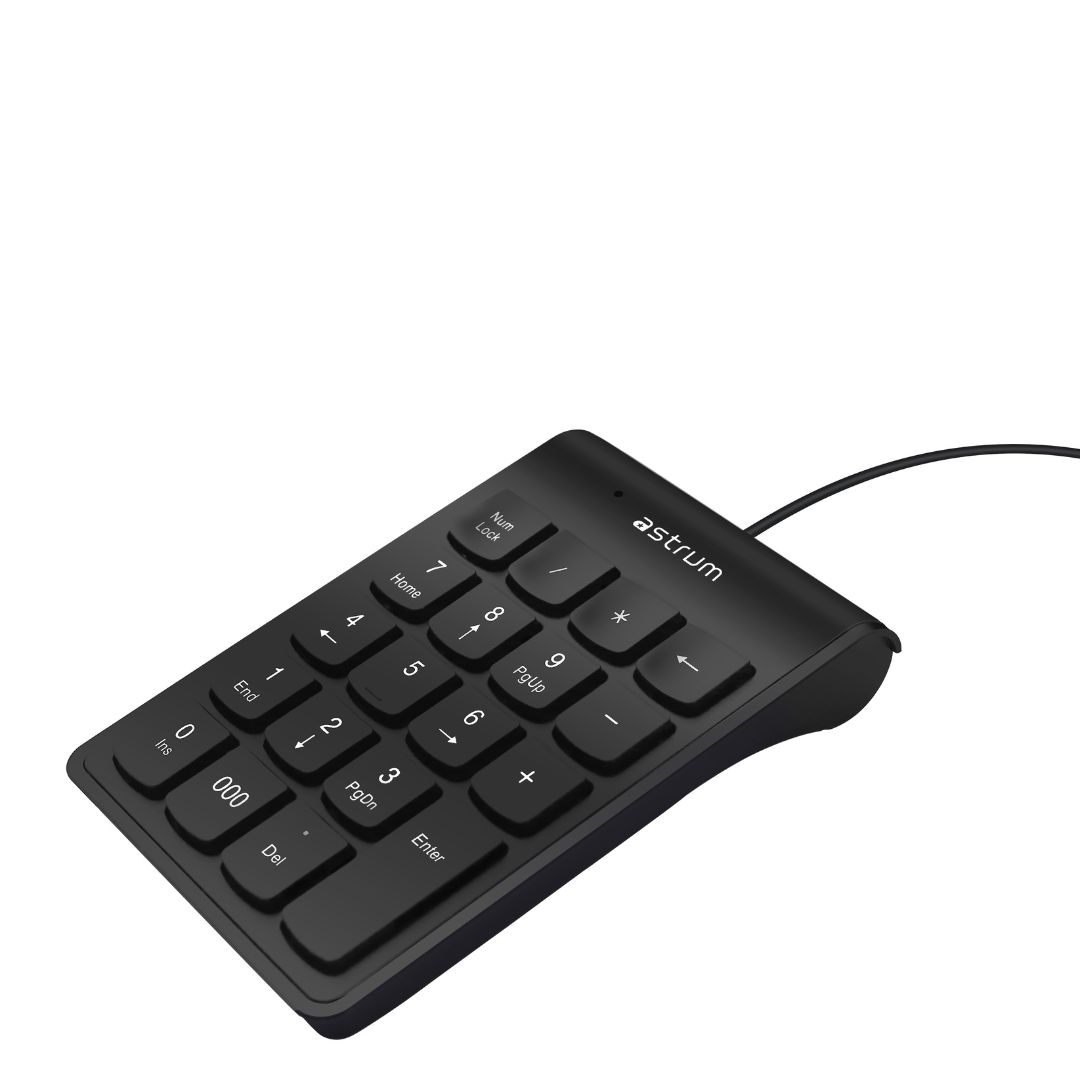 Astrum KB010 Slim USB Numeric Keypad: Compact, Efficient, and User-Friendly