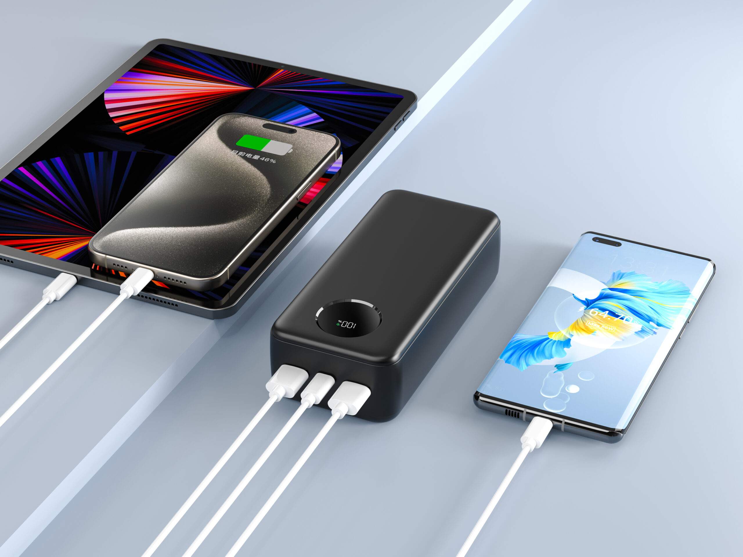 Power Bank Dual USB Fast Charging PD20W QC3.022.5W 30000mAh - PB365