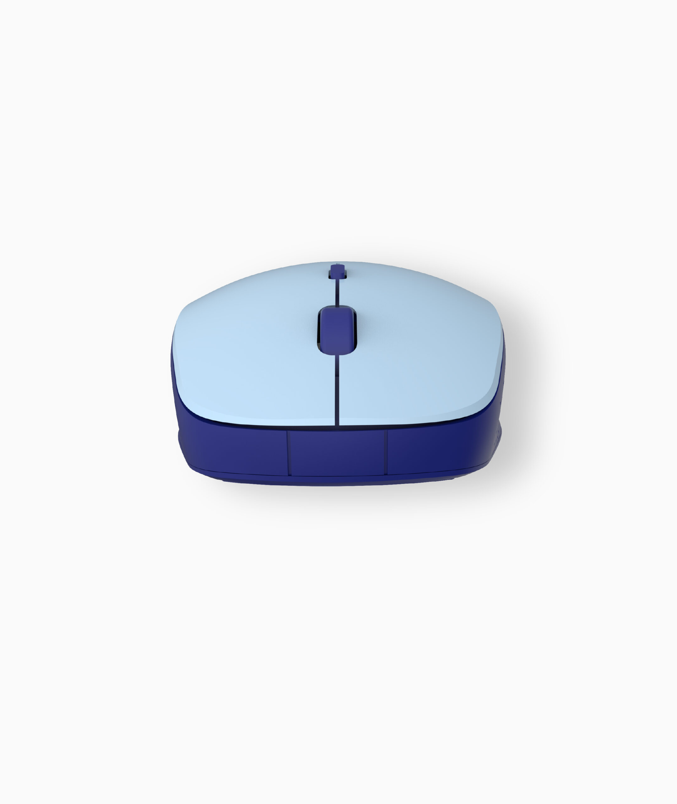Wireless Optical Mouse -2.4GHz,1600DPI,4 Buttons, Silent Click - MW210 - Blue