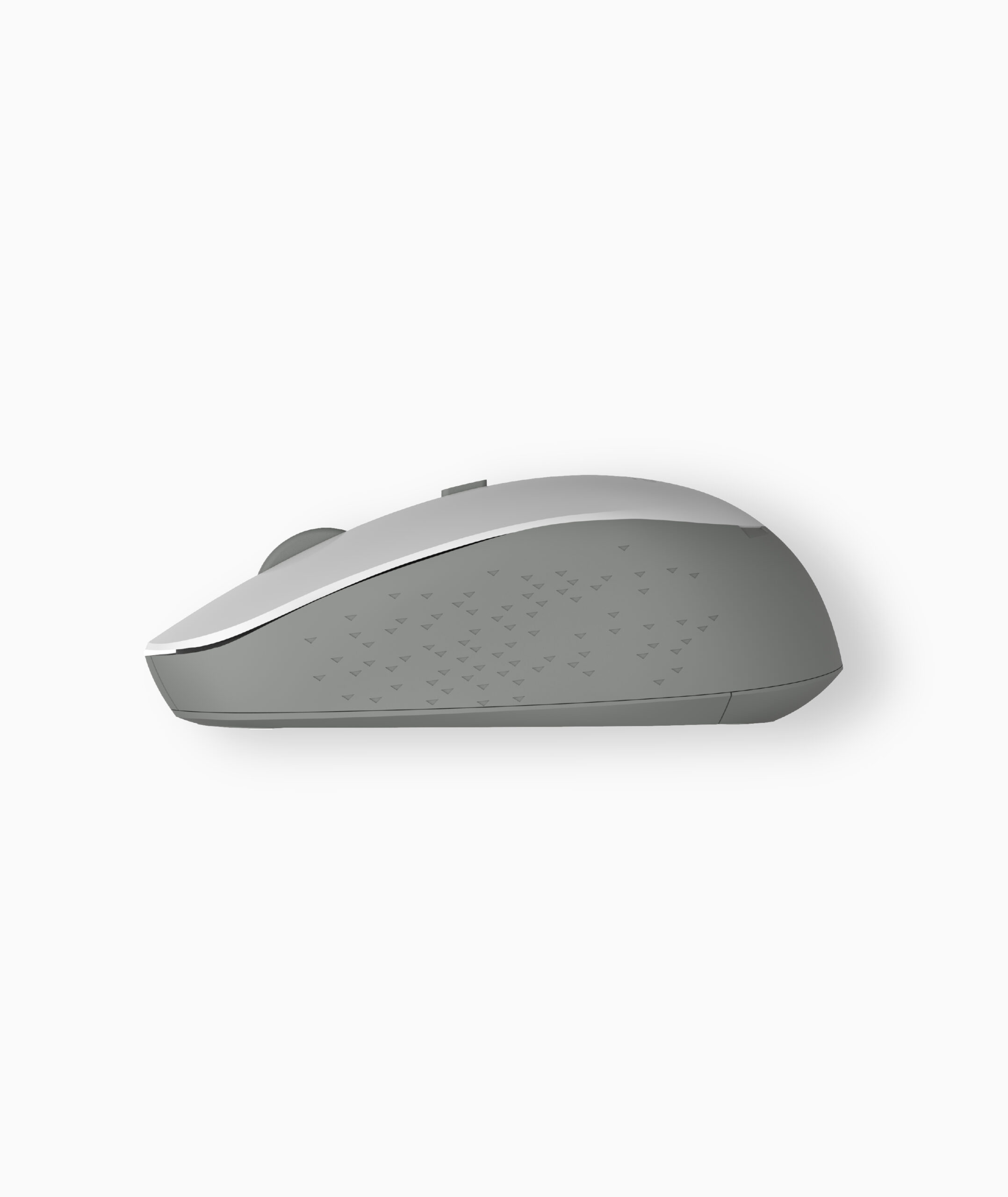 Wireless Optical Mouse -2.4GHz,1600DPI,4 Buttons, Silent Click - MW210 - White, Grey