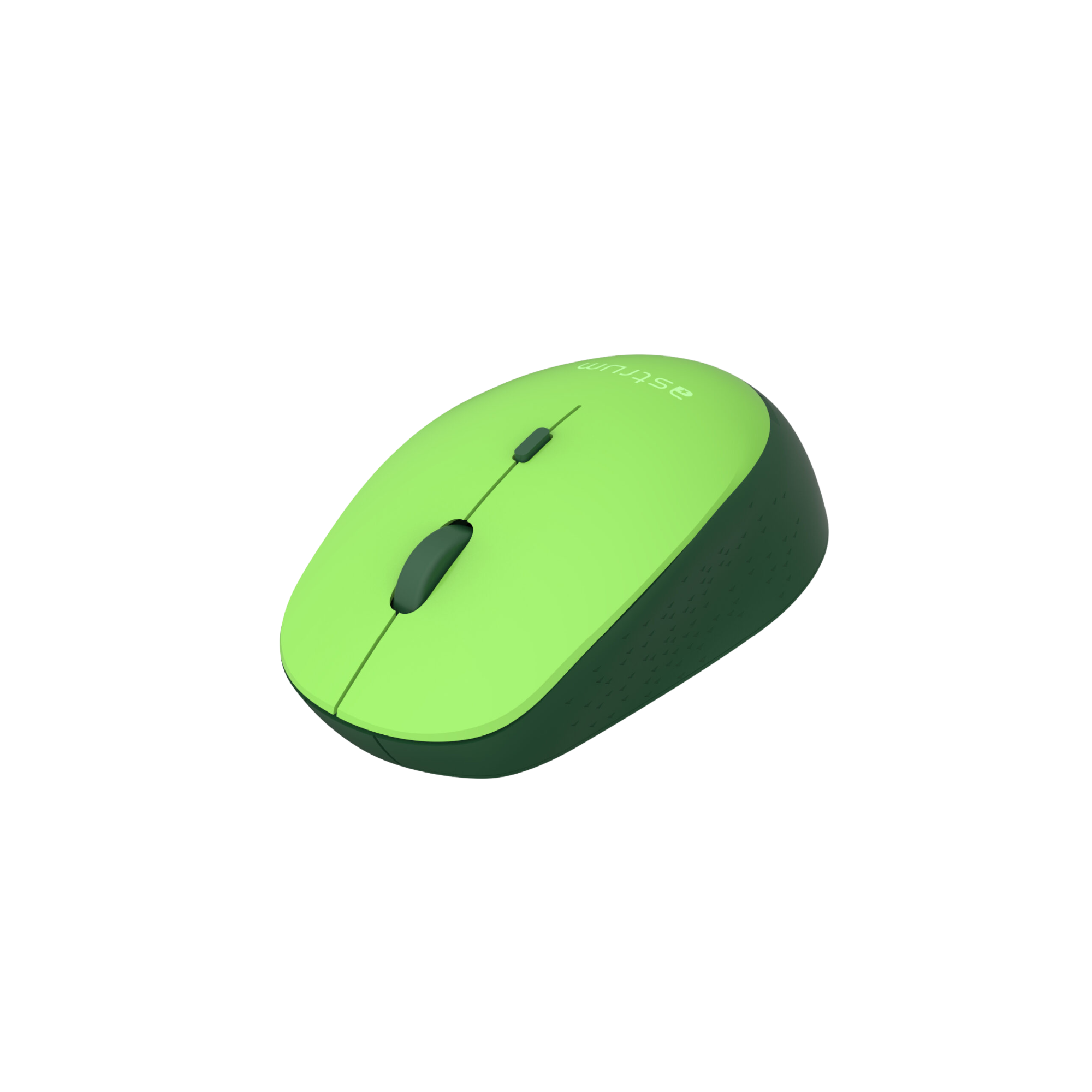 Wireless Optical Mouse -2.4GHz,1600DPI,4 Buttons, Silent Click - MW210 - Green