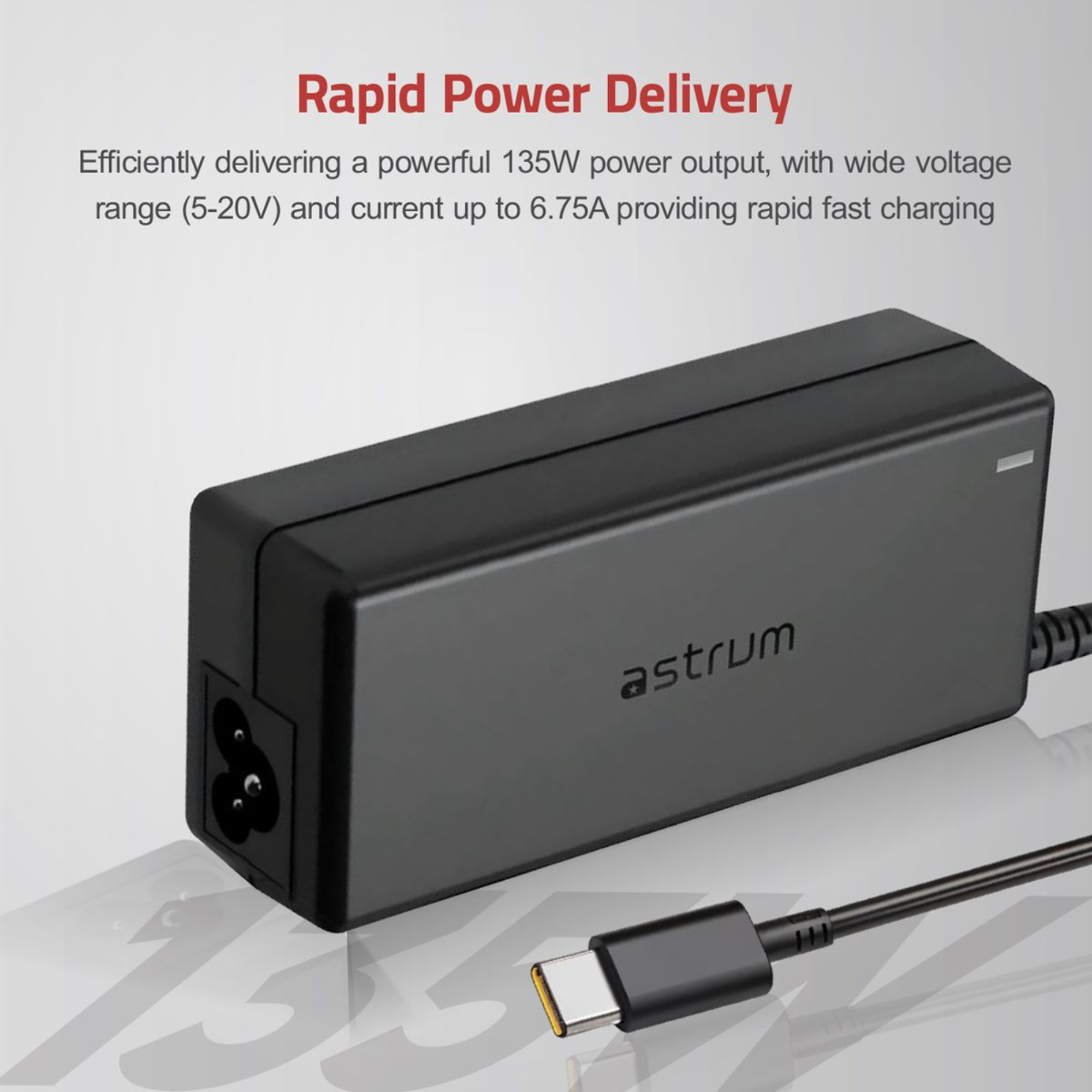 CL770 Universal USB-C Charger for Laptops / Mobile 130W 20V 6.75A