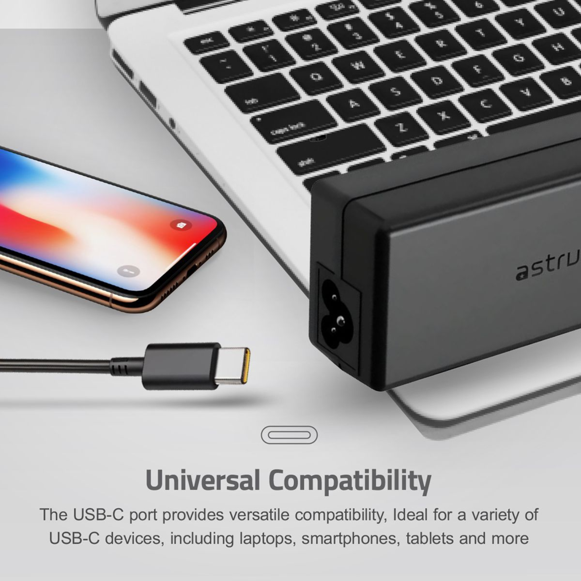 CL770 Universal USB-C Charger for Laptops / Mobile 130W 20V 6.75A