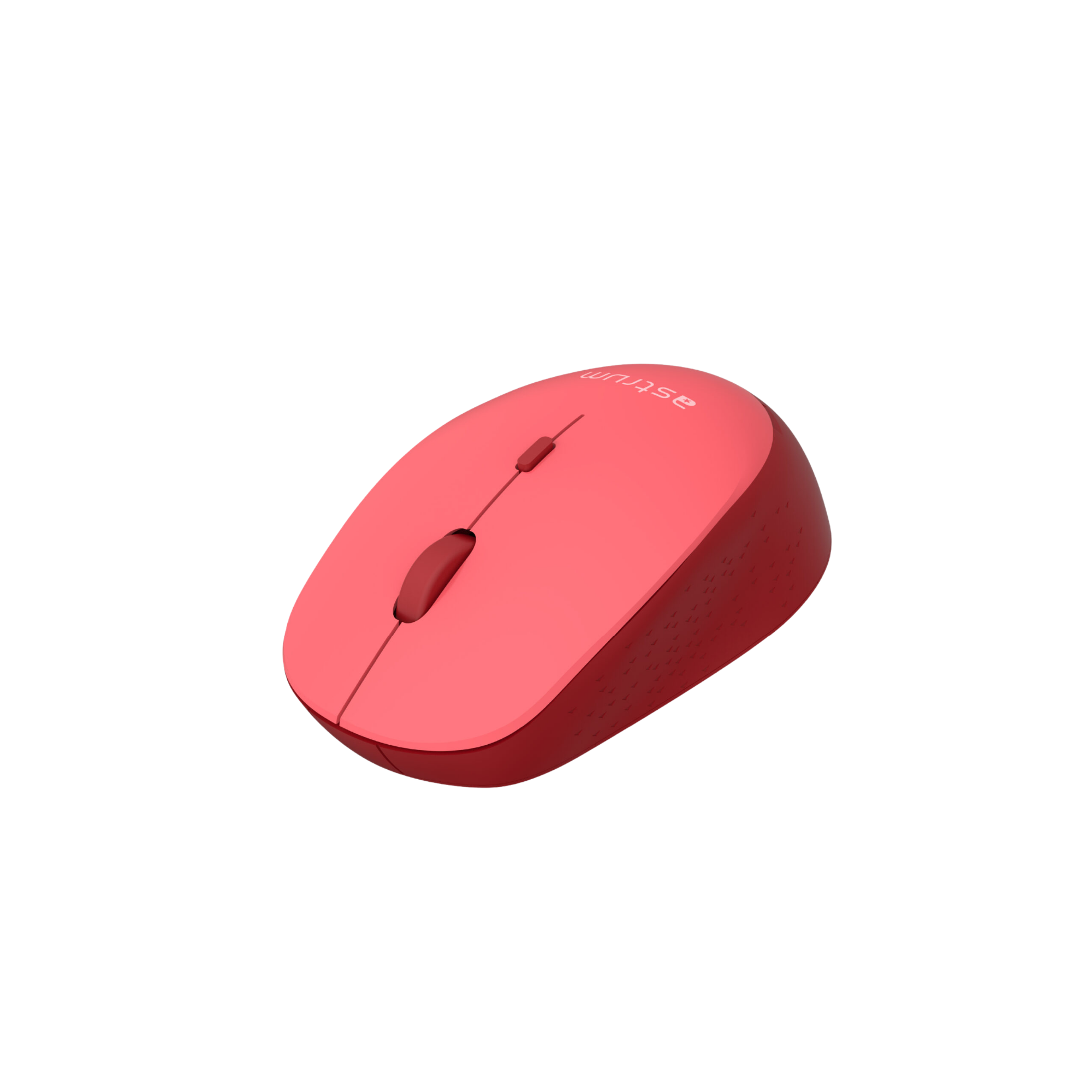 Wireless Optical Mouse -2.4GHz,1600DPI,4 Buttons, Silent Click - MW210 - Red