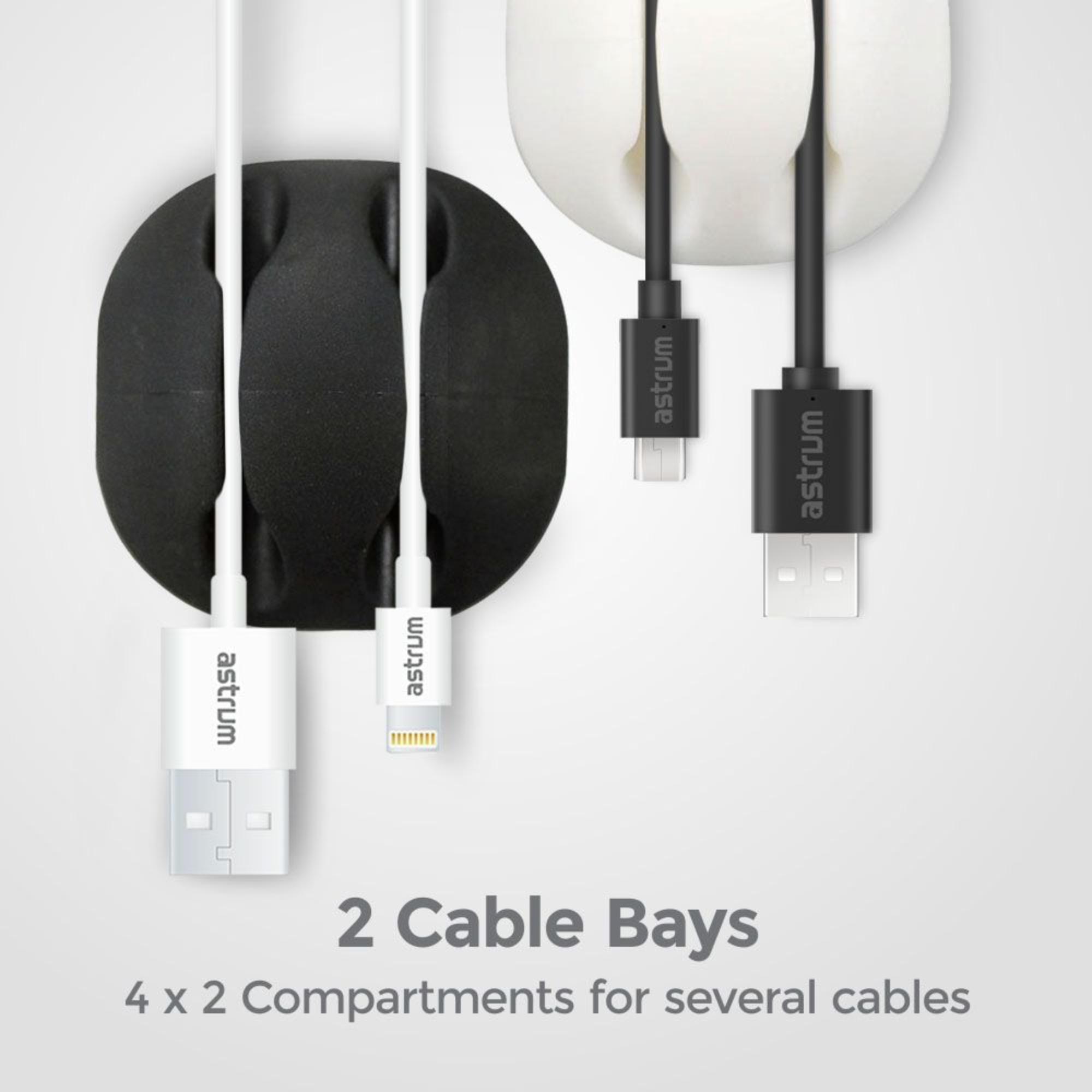 CO040 4x Universal Cable Organizer Clips