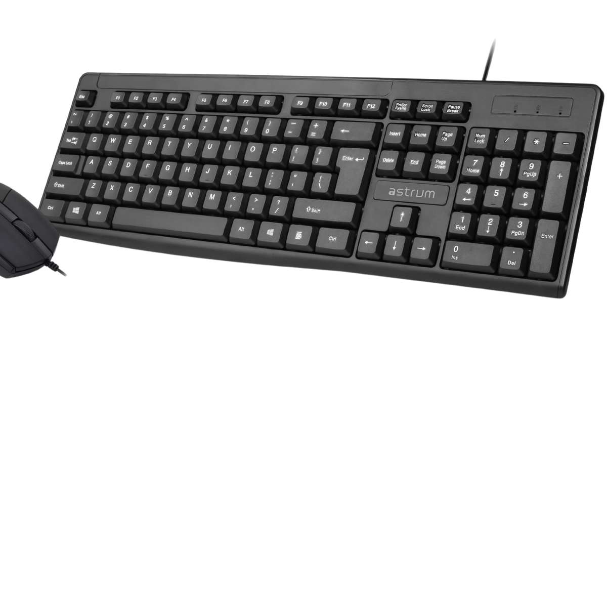 Wired USB Keyboard & 4-Button Optical Mouse Combo - KCW080