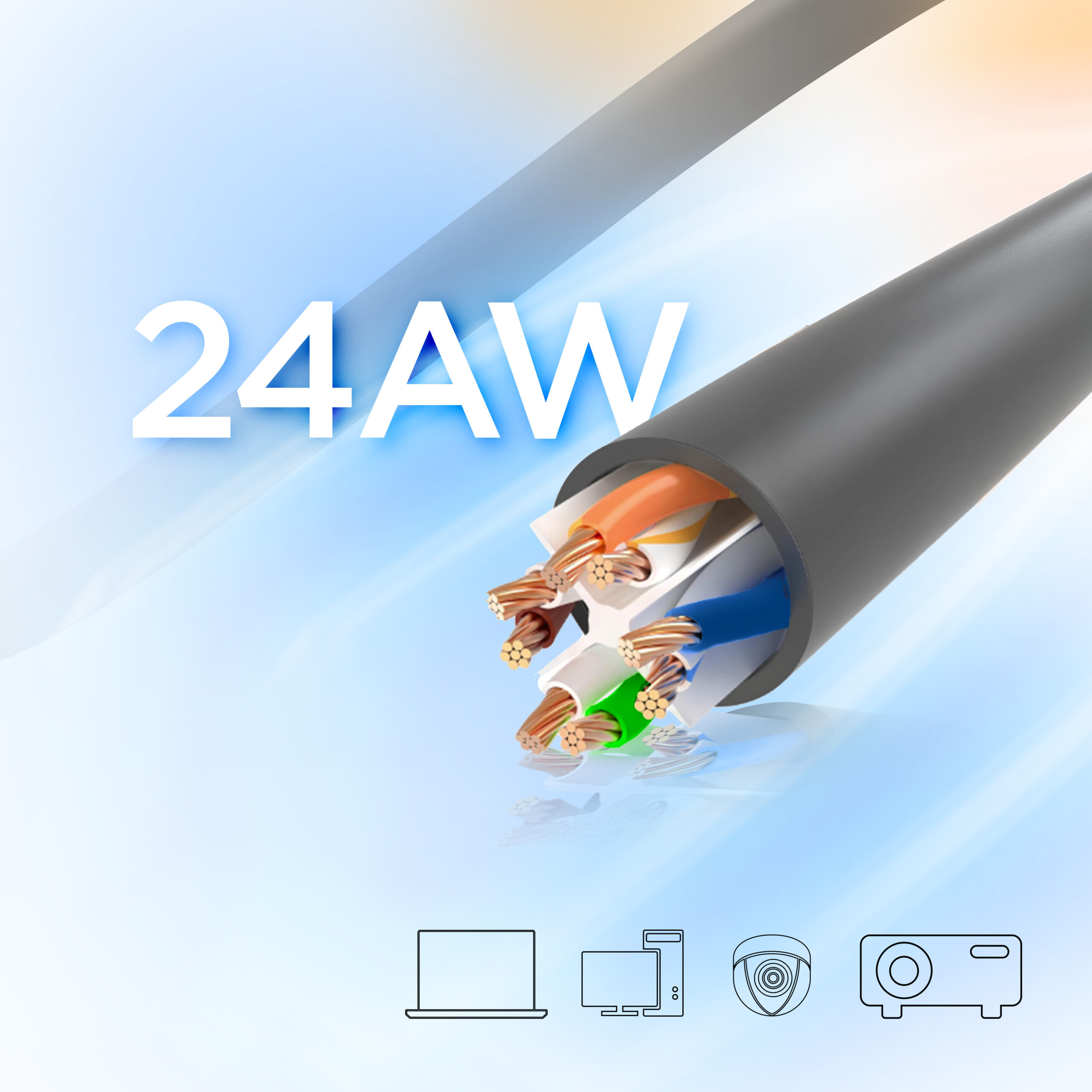 NCR6305B NETWORK CABLE CAT6 L 305M BC