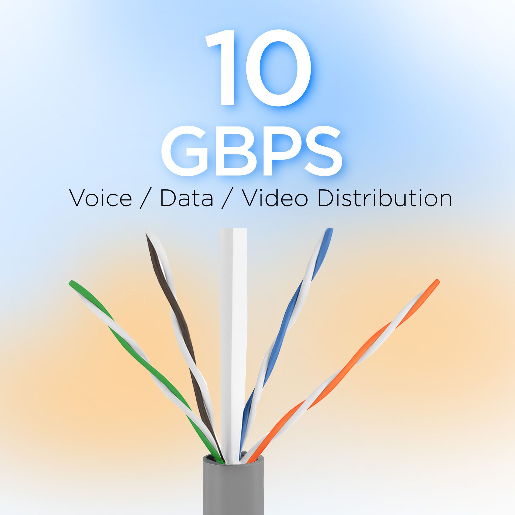 NCR6305B NETWORK CABLE ROLL CAT6 305M BC