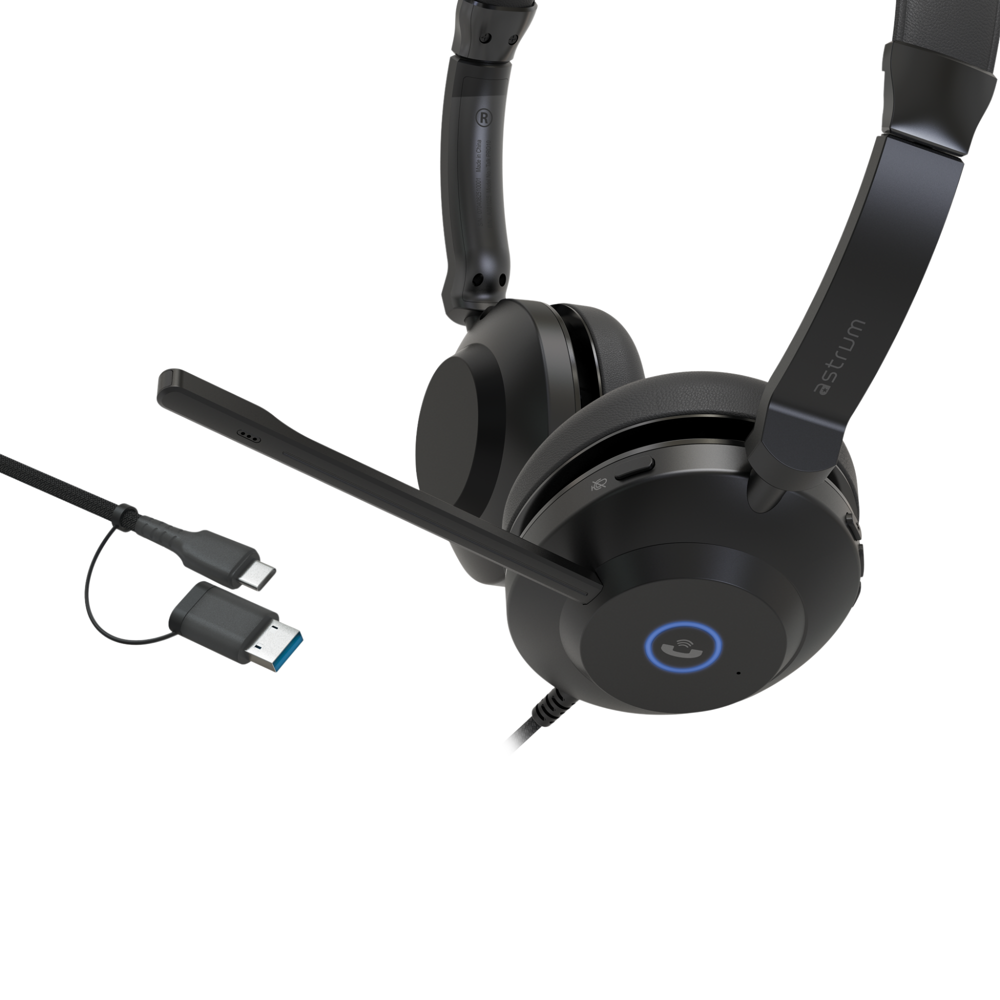 TALKPRO10 USB HEADSET ENC MIC TEAM A + C