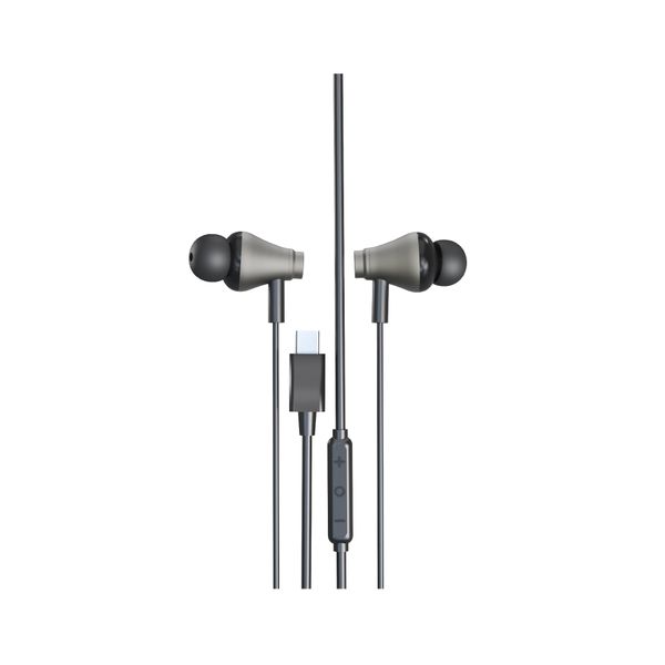 USB-C Wired Earphones – Hi-Fi Sound, In-Line Controls, 1.2m & Mic WIREZ10C