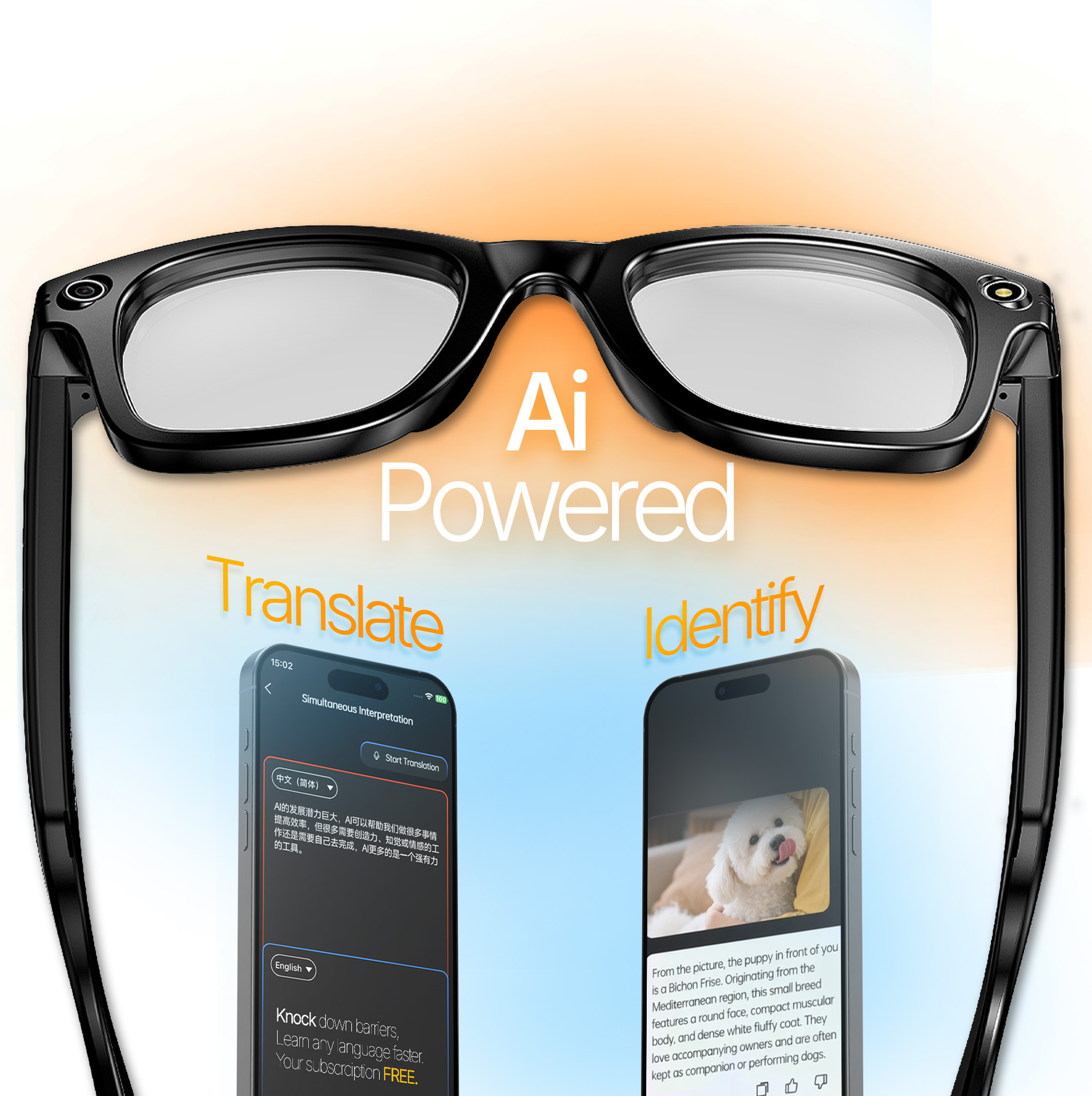 ASTRUM G06 SMART GLASS 4GB SPK BT AI CM