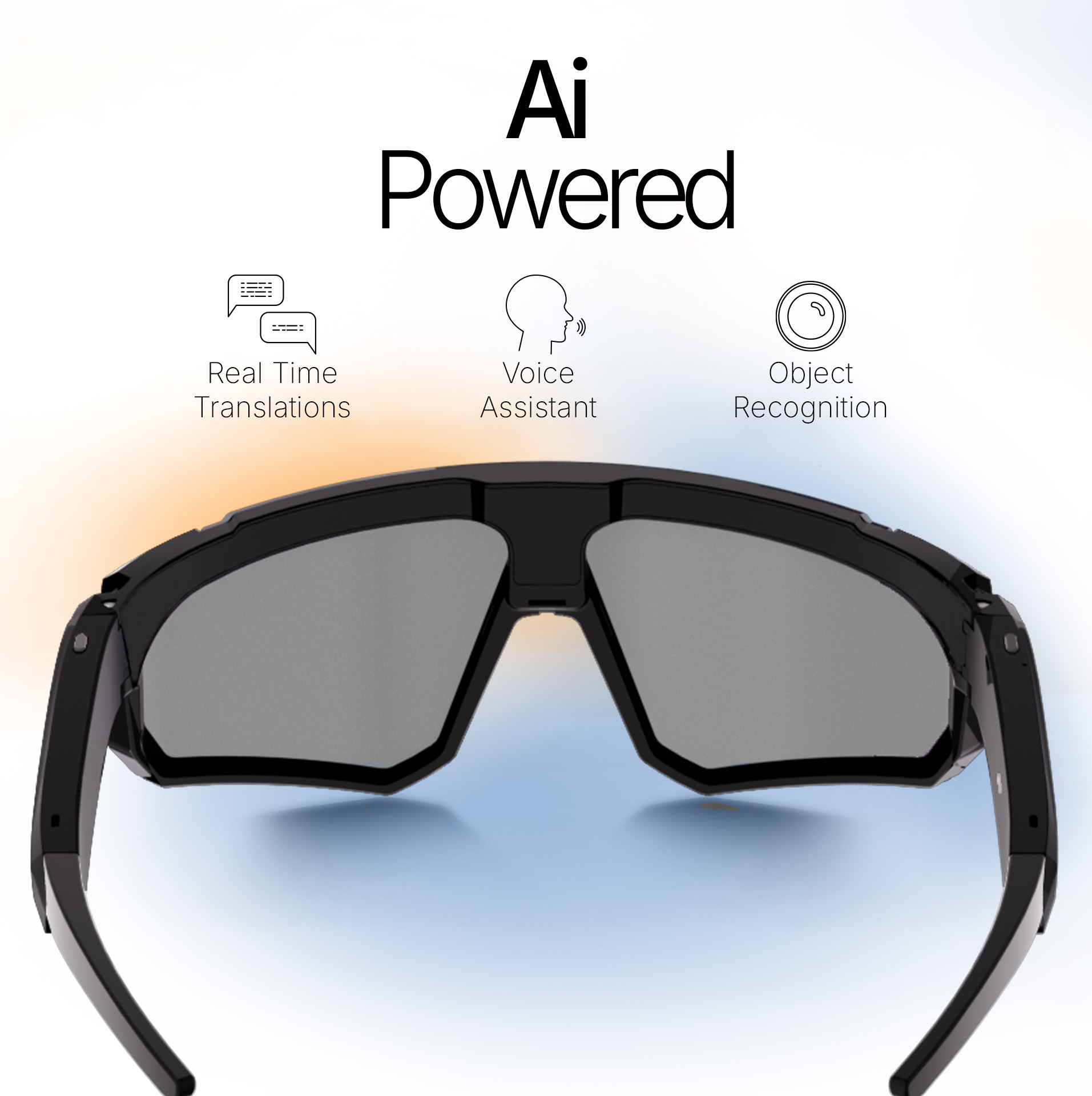 Astrum AI Sport Smart Glasses 32MP Camera IP65- SG-V06S Black