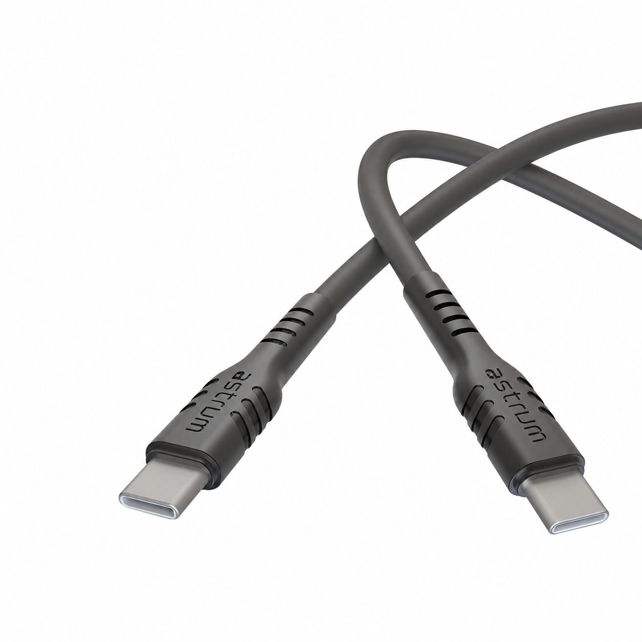 Astrum USB-C to USB-C PD Compatible with Cable, 60W, 3A, Black, 1.0m - UCC60