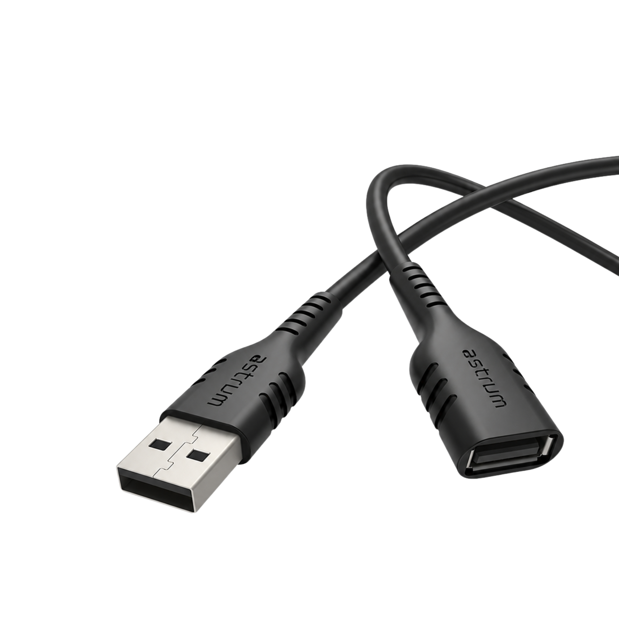 Astrum USB 2.0 USB-A Extension Compatible Cable, 480Mbps, 2.0m - UAF20