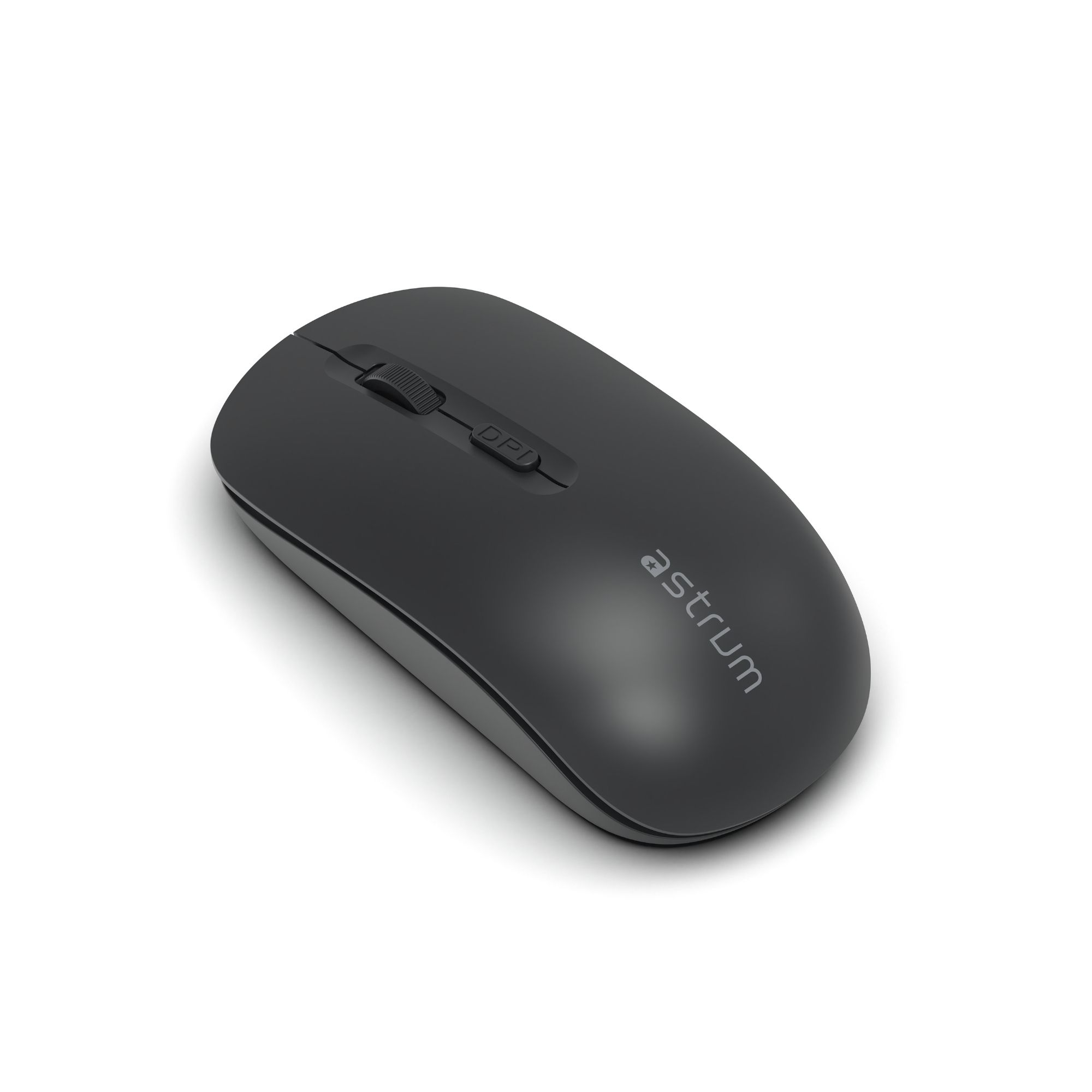 Astrum Wireless Silent Mouse, Dual Mode BT + 2.4GHz, 1600 DPI - MW20D (Black)
