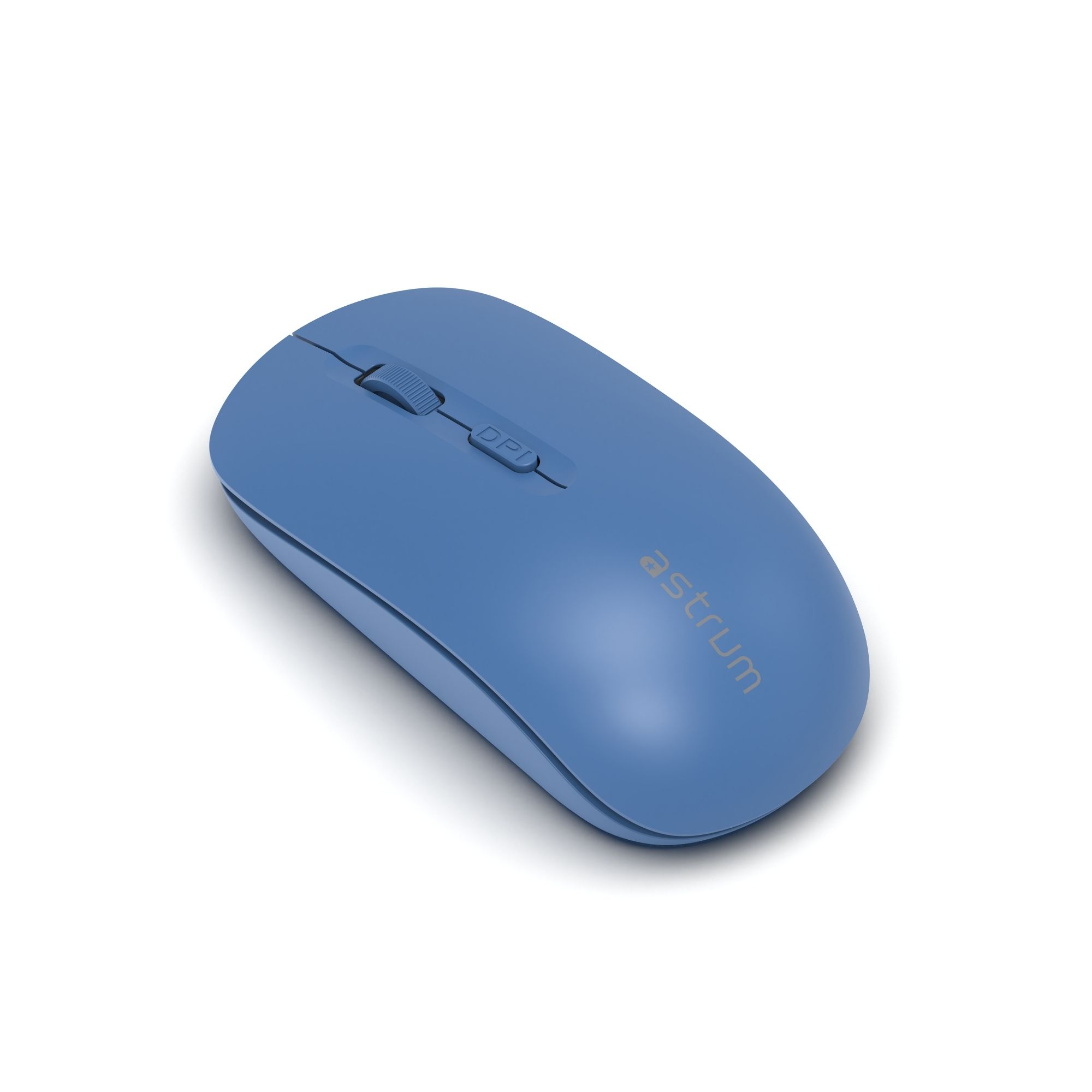 Astrum Wireless Silent Mouse, Dual Mode BT + 2.4GHz, 1600 DPI - MW20D (Blue)