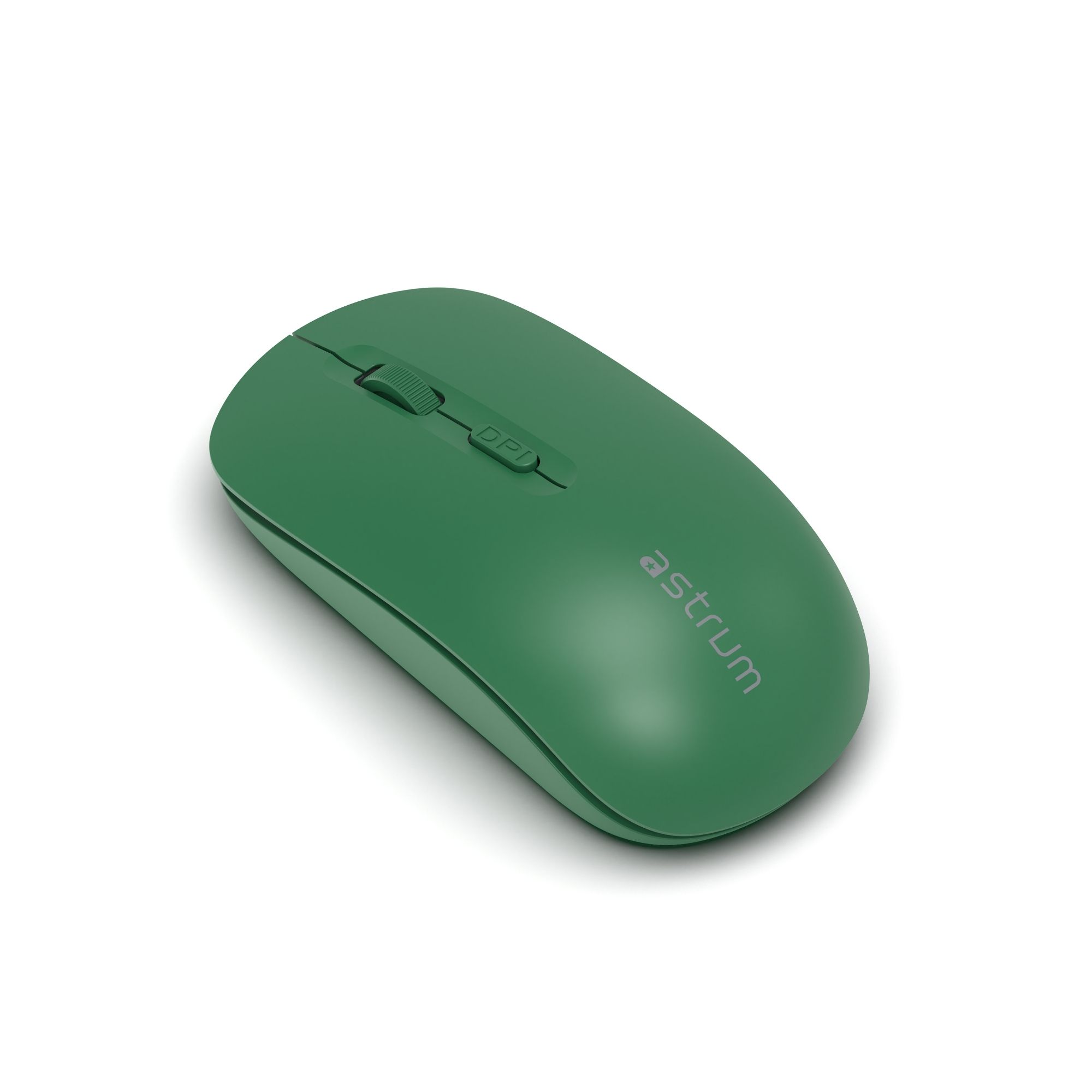 Astrum Wireless Silent Mouse, Dual Mode BT + 2.4GHz, 1600 DPI - MW20D (Green)