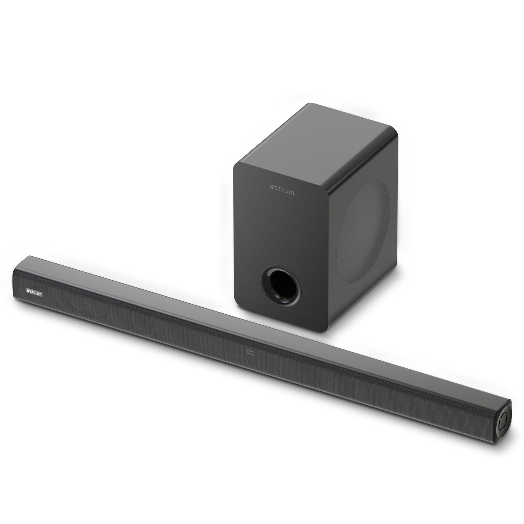 Astrum 2.1 Soundbar 80W RMS, HDMI ARC, Optical, BT 5.4, Wired Sub – SM510