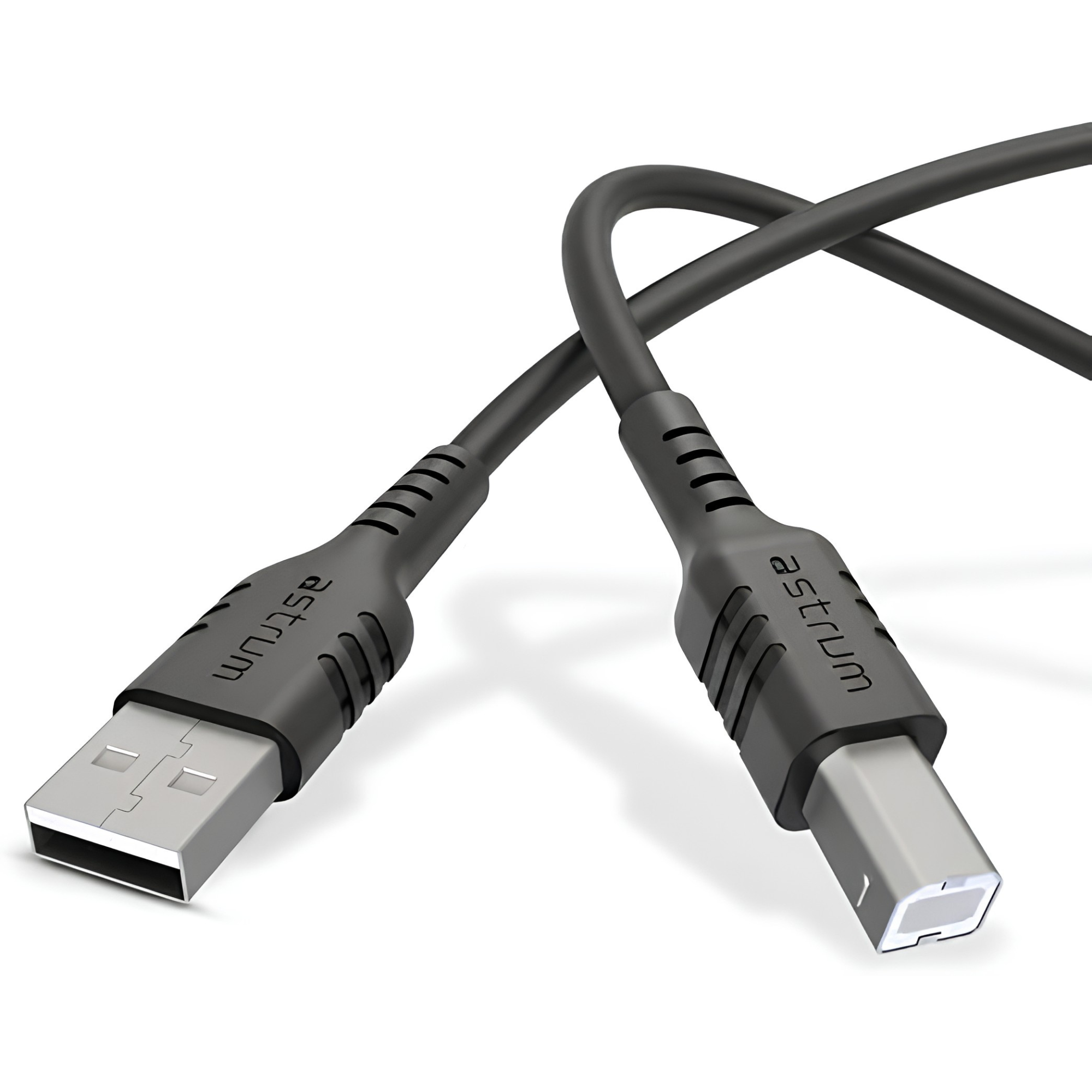 Astrum USB 2.0 Printer Cable, USB-A to USB-B, 480Mbps, 2m – UAB20