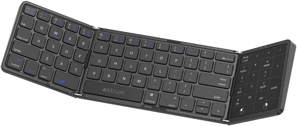 Tri-Fold Bluetooth Keyboard, Touchpad, 3-Device - KBX50F