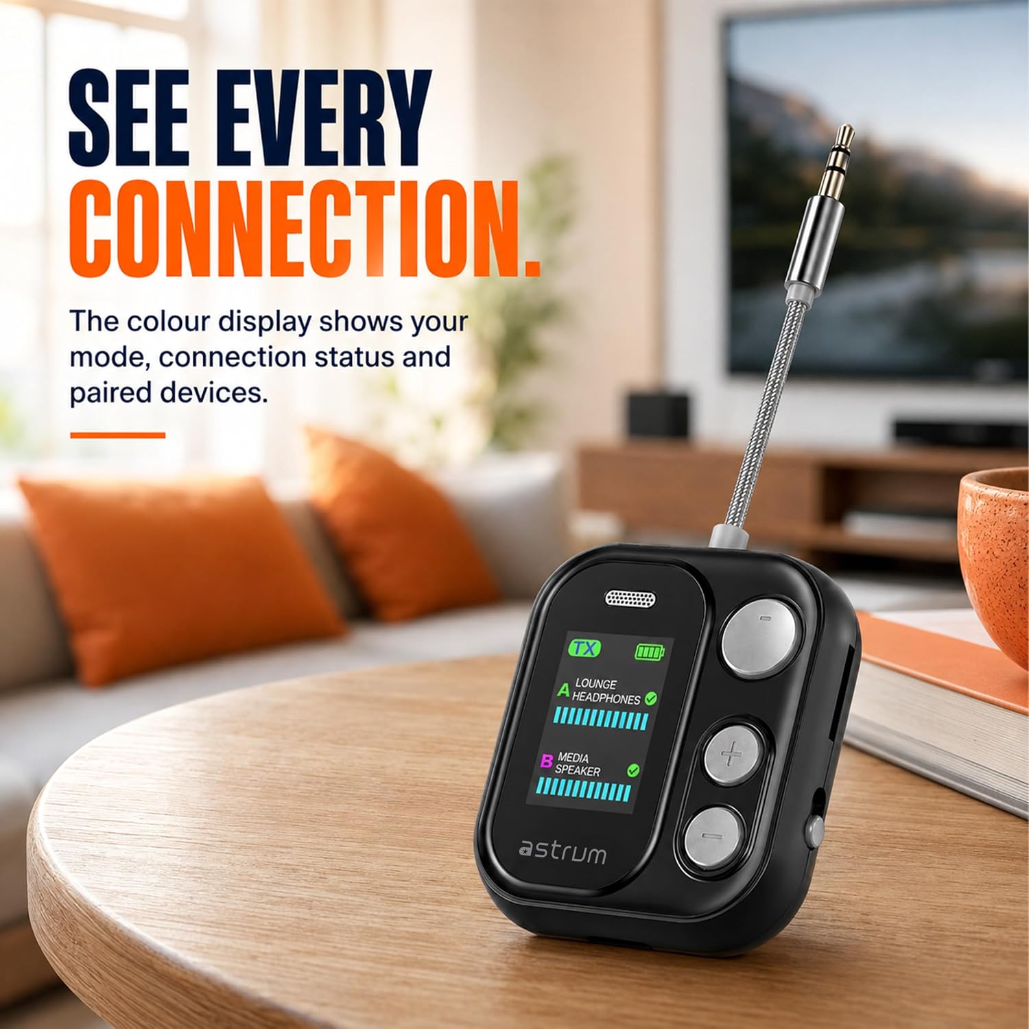 Dual Link Bluetooth Transceiver, TX/RX, TF - BT310D